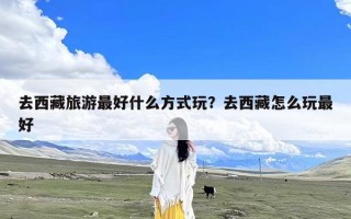 去西藏旅游最好什么方式玩？去西藏怎么玩最好