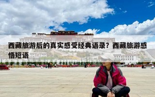 西藏旅游后的真实感受经典语录？西藏旅游感悟短语