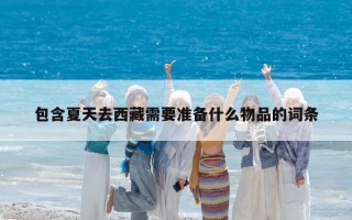 包含夏天去西藏需要准备什么物品的词条