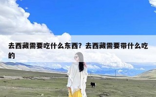 去西藏需要吃什么东西？去西藏需要带什么吃的