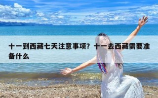 十一到西藏七天注意事项？十一去西藏需要准备什么