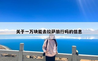 关于一万块能去拉萨旅行吗的信息