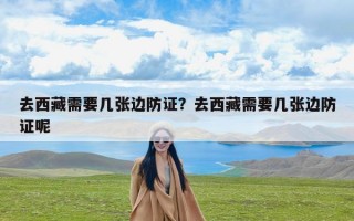 去西藏需要几张边防证？去西藏需要几张边防证呢