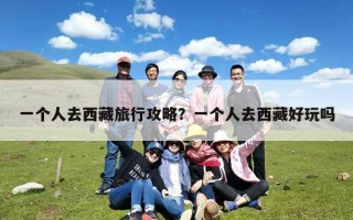 一个人去西藏旅行攻略？一个人去西藏好玩吗
