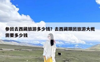 参团去西藏旅游多少钱？去西藏跟团旅游大概需要多少钱