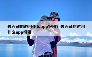 去西藏旅游用什么app报团？去西藏旅游用什么app报团