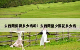 去西藏需要多少钱呢？去西藏至少要花多少钱