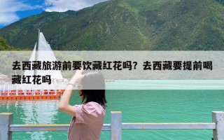 去西藏旅游前要饮藏红花吗？去西藏要提前喝藏红花吗