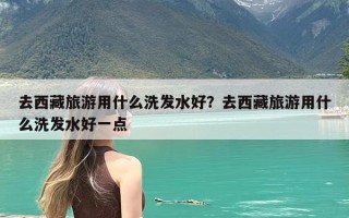 去西藏旅游用什么洗发水好？去西藏旅游用什么洗发水好一点