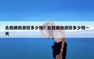去西藏旅游团多少钱？去西藏旅游团多少钱一天