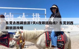 东莞去西藏旅游7天6夜跟团路线？东莞到西藏旅游攻略