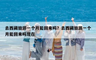 去西藏旅游一个月能回来吗？去西藏旅游一个月能回来吗现在