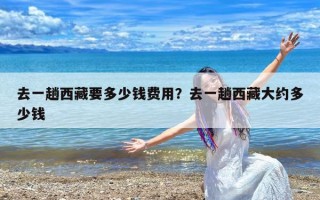 去一趟西藏要多少钱费用？去一趟西藏大约多少钱