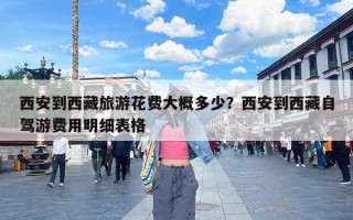 西安到西藏旅游花费大概多少？西安到西藏自驾游费用明细表格