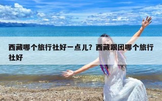 西藏哪个旅行社好一点儿？西藏跟团哪个旅行社好