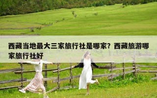 西藏当地最大三家旅行社是哪家？西藏旅游哪家旅行社好