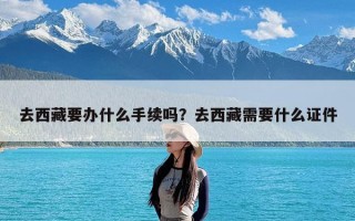 去西藏要办什么手续吗？去西藏需要什么证件