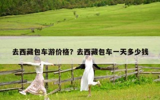 去西藏包车游价格？去西藏包车一天多少钱