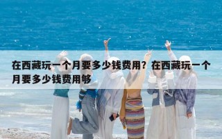 在西藏玩一个月要多少钱费用？在西藏玩一个月要多少钱费用够