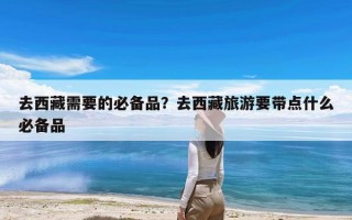 去西藏需要的必备品？去西藏旅游要带点什么必备品