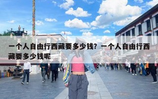 一个人自由行西藏要多少钱？一个人自由行西藏要多少钱呢