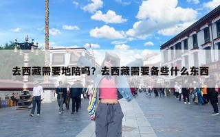 去西藏需要地陪吗？去西藏需要备些什么东西