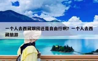 一个人去西藏跟团还是自由行啊？一个人去西藏旅游