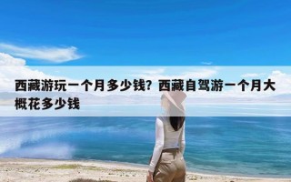 西藏游玩一个月多少钱？西藏自驾游一个月大概花多少钱
