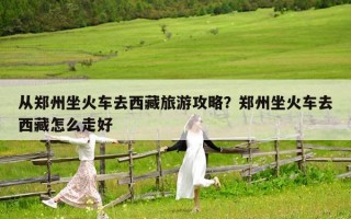 从郑州坐火车去西藏旅游攻略？郑州坐火车去西藏怎么走好