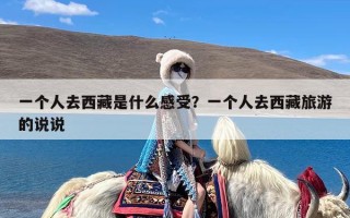 一个人去西藏是什么感受？一个人去西藏旅游的说说