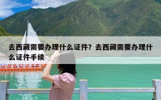 去西藏需要办理什么证件？去西藏需要办理什么证件手续