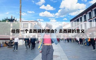 给你一个去西藏的理由？去西藏的意义