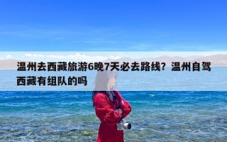 温州去西藏旅游6晚7天必去路线？温州自驾西藏有组队的吗