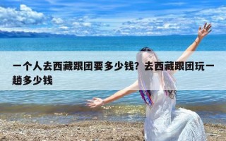 一个人去西藏跟团要多少钱？去西藏跟团玩一趟多少钱