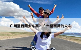 广州至西藏火车票？广州至西藏的火车