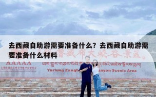去西藏自助游需要准备什么？去西藏自助游需要准备什么材料