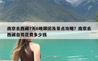 南京去西藏7天6晚跟团及景点攻略？南京去西藏自驾花费多少钱