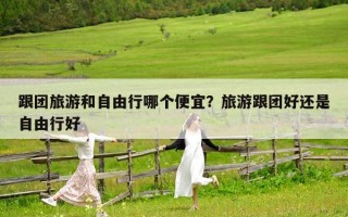 跟团旅游和自由行哪个便宜？旅游跟团好还是自由行好