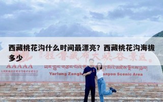 西藏桃花沟什么时间最漂亮？西藏桃花沟海拔多少