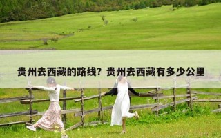 贵州去西藏的路线？贵州去西藏有多少公里