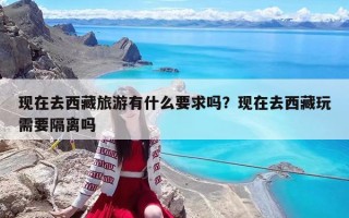 现在去西藏旅游有什么要求吗？现在去西藏玩需要隔离吗