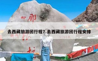去西藏旅游团行程？去西藏旅游团行程安排