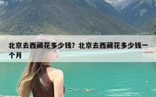 北京去西藏花多少钱？北京去西藏花多少钱一个月