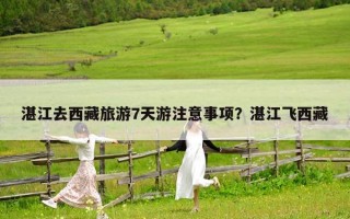 湛江去西藏旅游7天游注意事项？湛江飞西藏