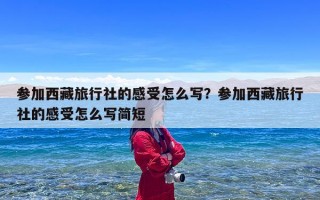 参加西藏旅行社的感受怎么写？参加西藏旅行社的感受怎么写简短