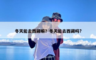 冬天能去西藏嘛？冬天能去西藏吗?