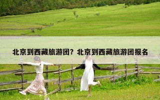 北京到西藏旅游团？北京到西藏旅游团报名