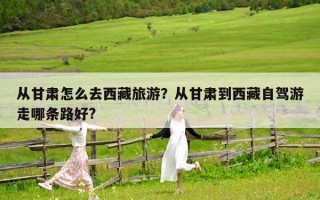 从甘肃怎么去西藏旅游？从甘肃到西藏自驾游走哪条路好?