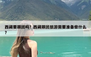 西藏要跟团吗？西藏跟团旅游需要准备些什么?