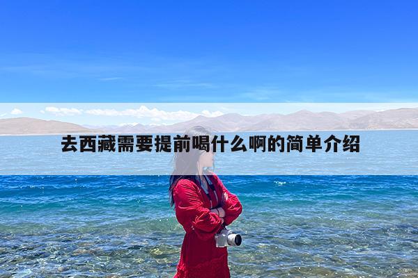 去西藏需要提前喝什么啊的简单介绍